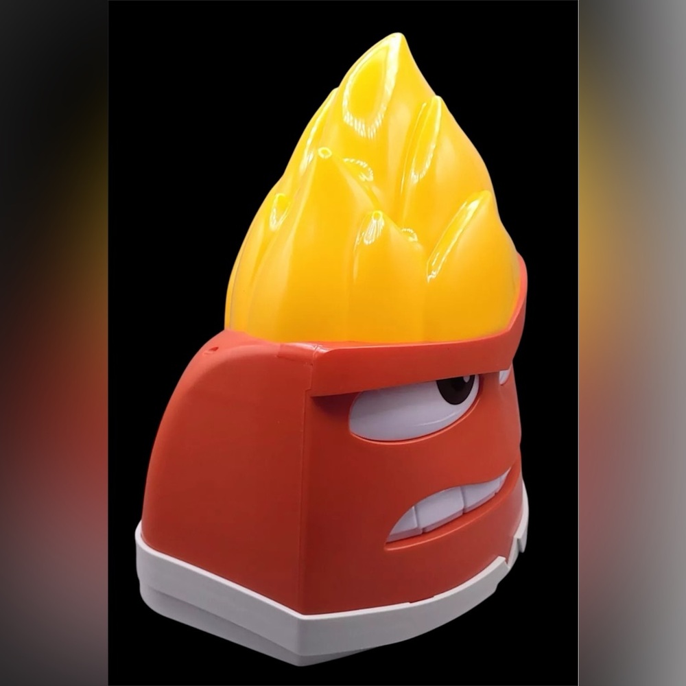 Inside Out 2 Anger Light Up Fire Popcorn Bucket Disney Pixar Regal Theaters 2024 - Picture 5 of 5